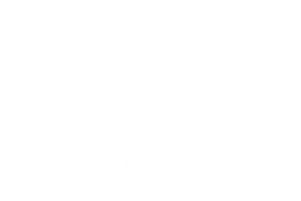 Logo groupe TVA en blanc