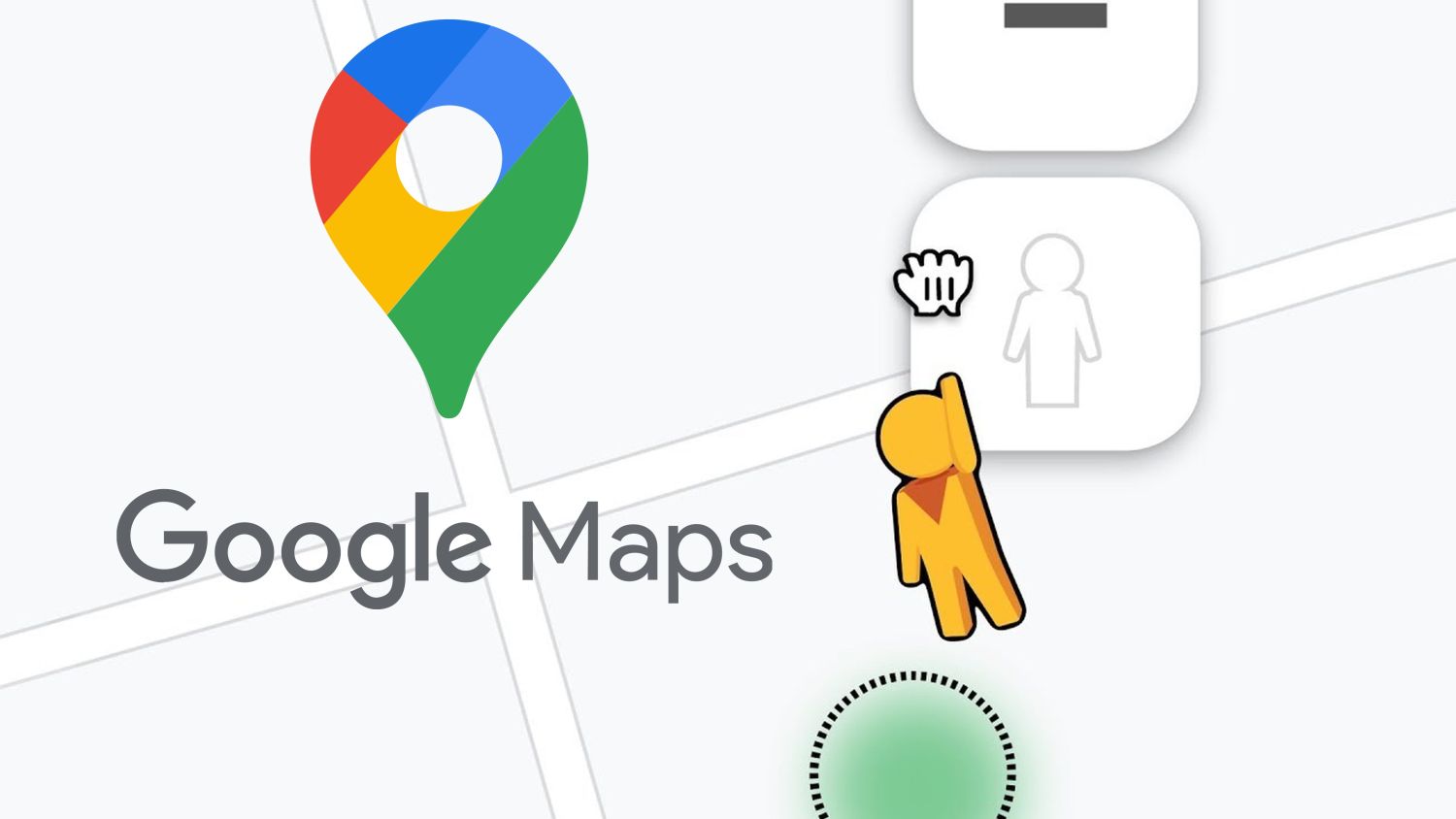 Logo Google Maps Street View avec peg man